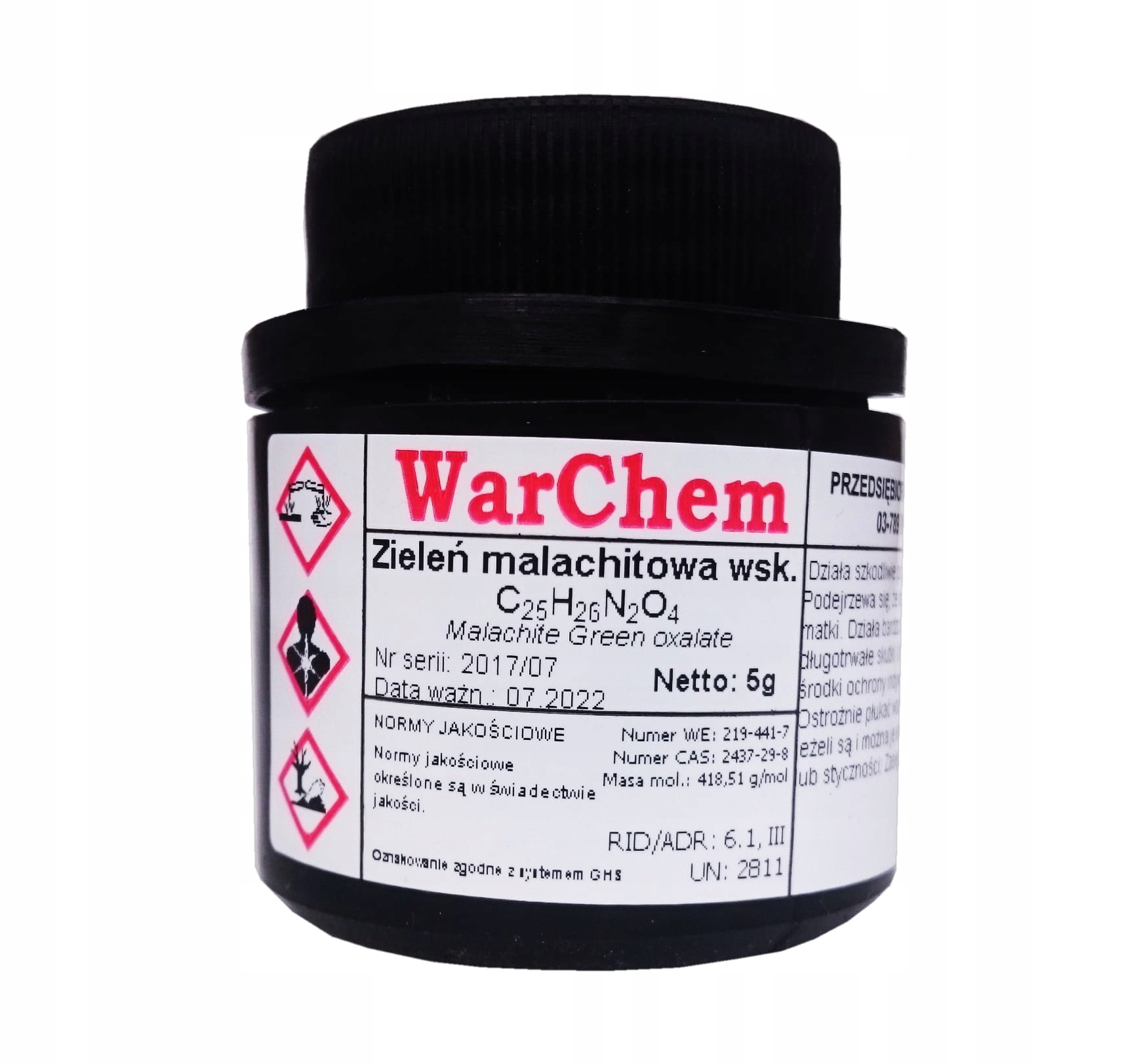 

Zieleń Malachitowa 5g Warchem [60952]