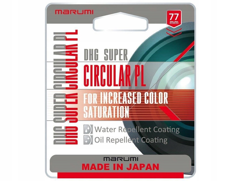Filtr CPL MARUMI Super DHG Circular PL 77 mm