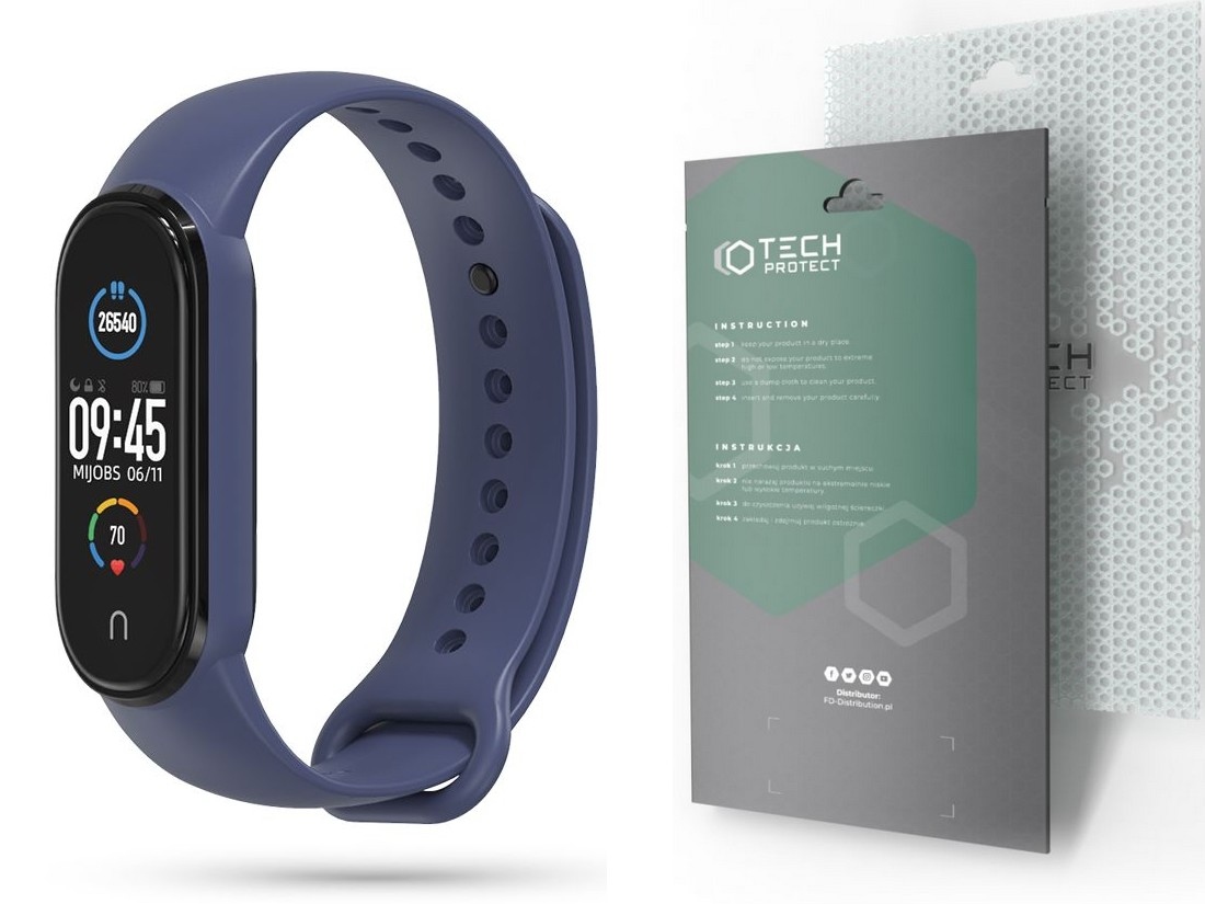 

Tech-protect Gumowy Pasek Do Amazfit Band 5