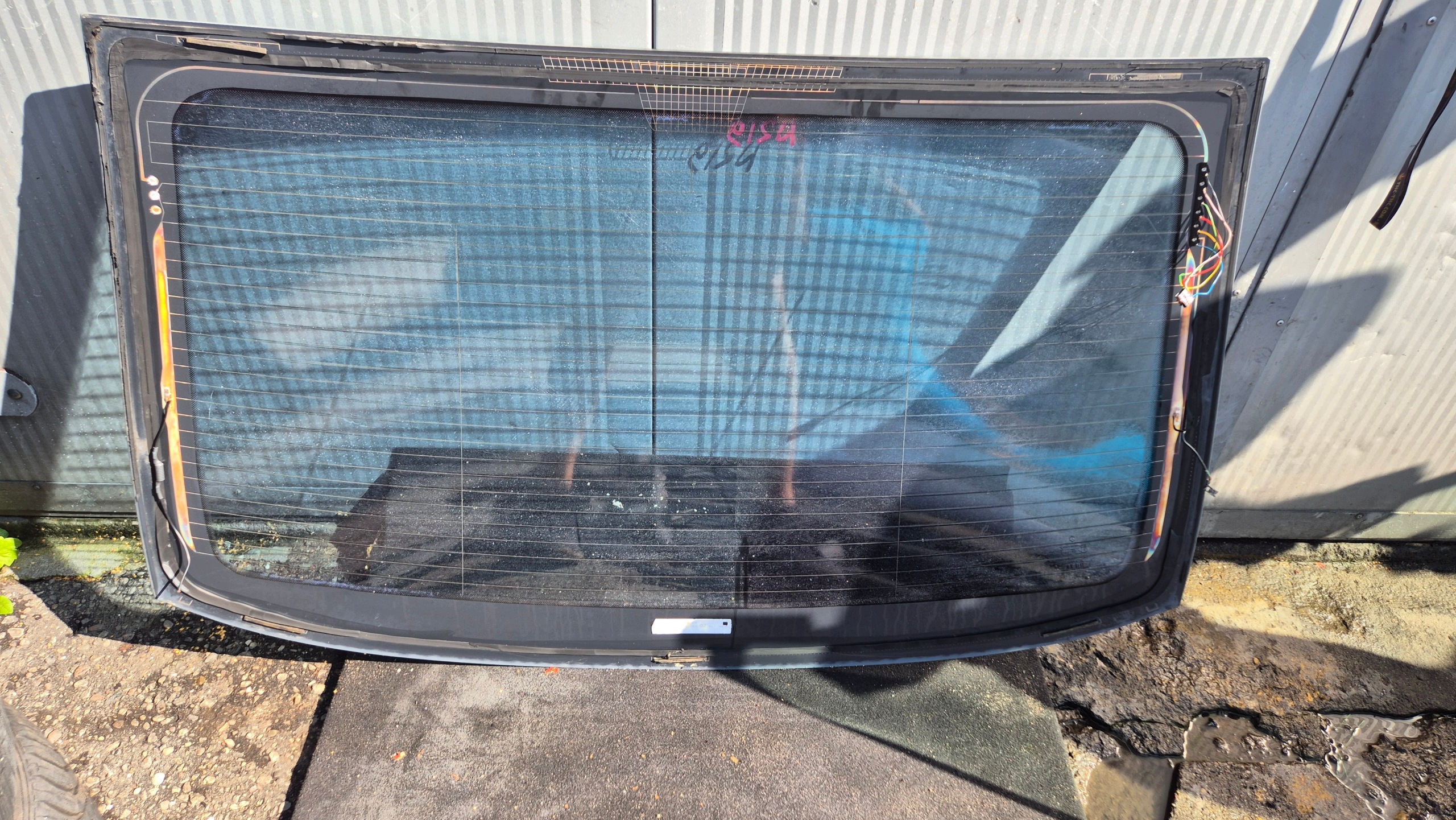window rear part rear bodywork MERCEDES CLS W219 2010r