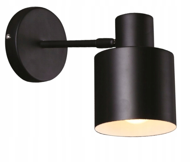 Maxlight Nástenná lampa Black 1xE27 60W, kovová, možnosť stmievania