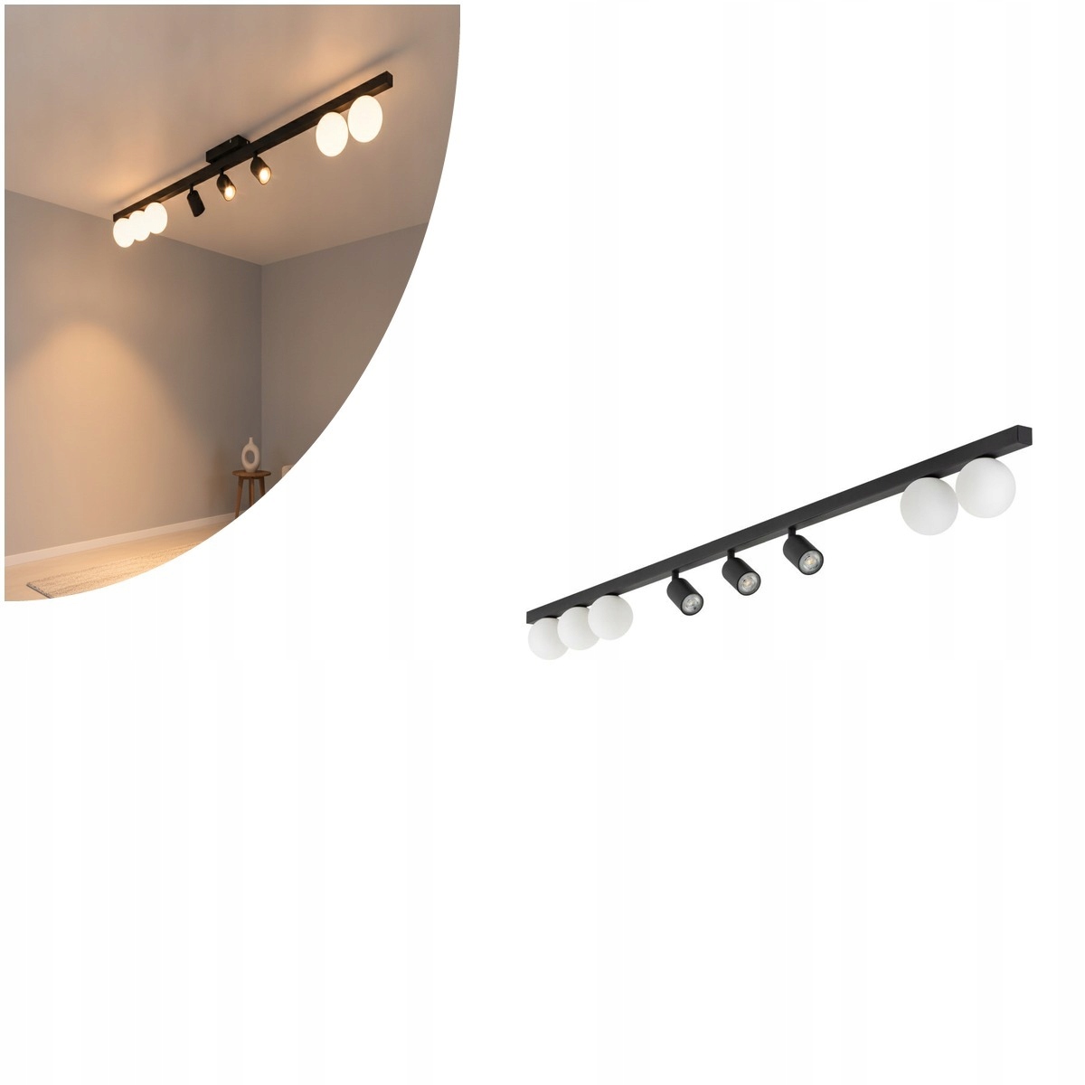 Stropná lampa s reflektorom Vox 10004 Tk Lighting