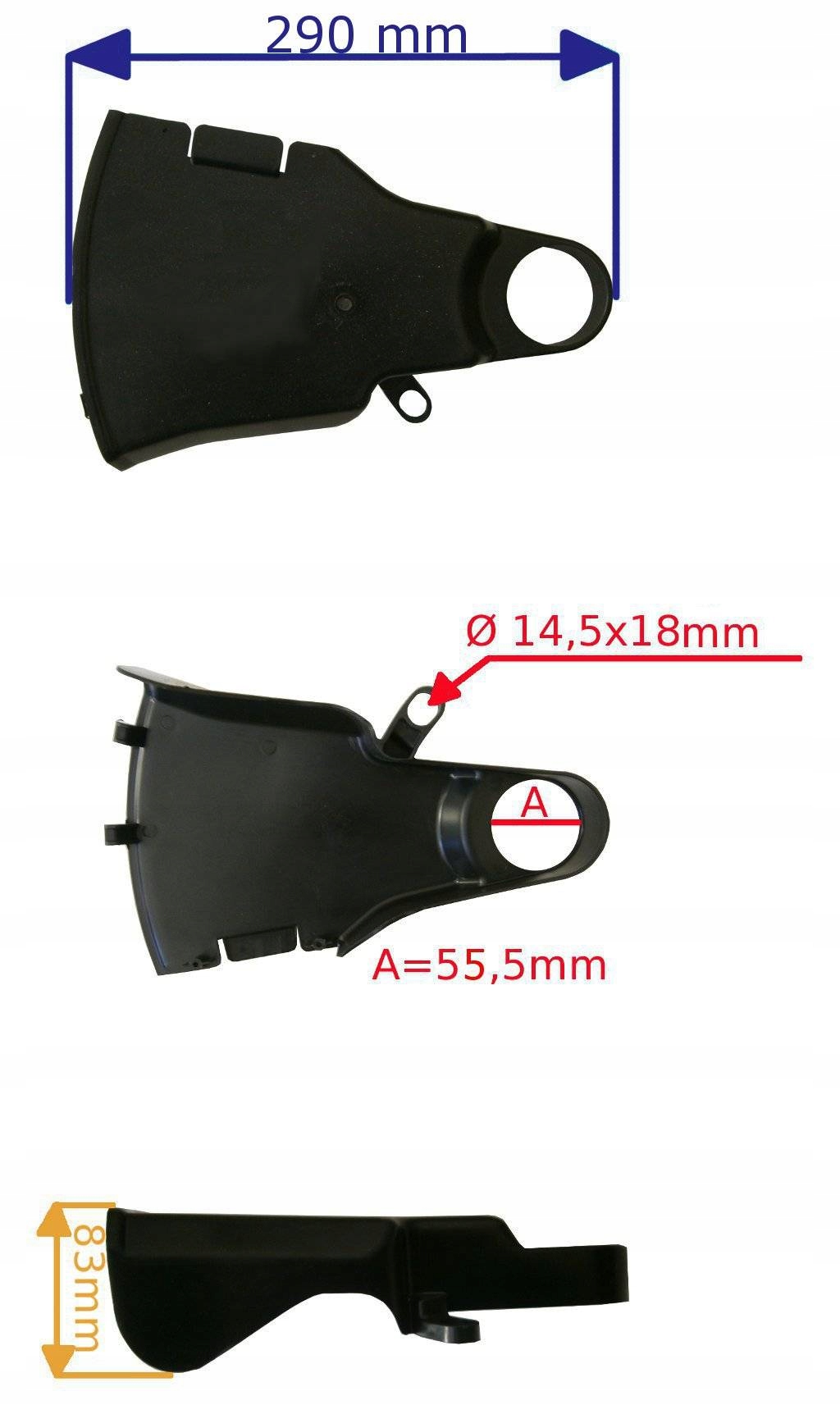 OSŁONA PASKA KOSIARKI HANDY FAWORYT LIDER WR51 WA Typ osłona