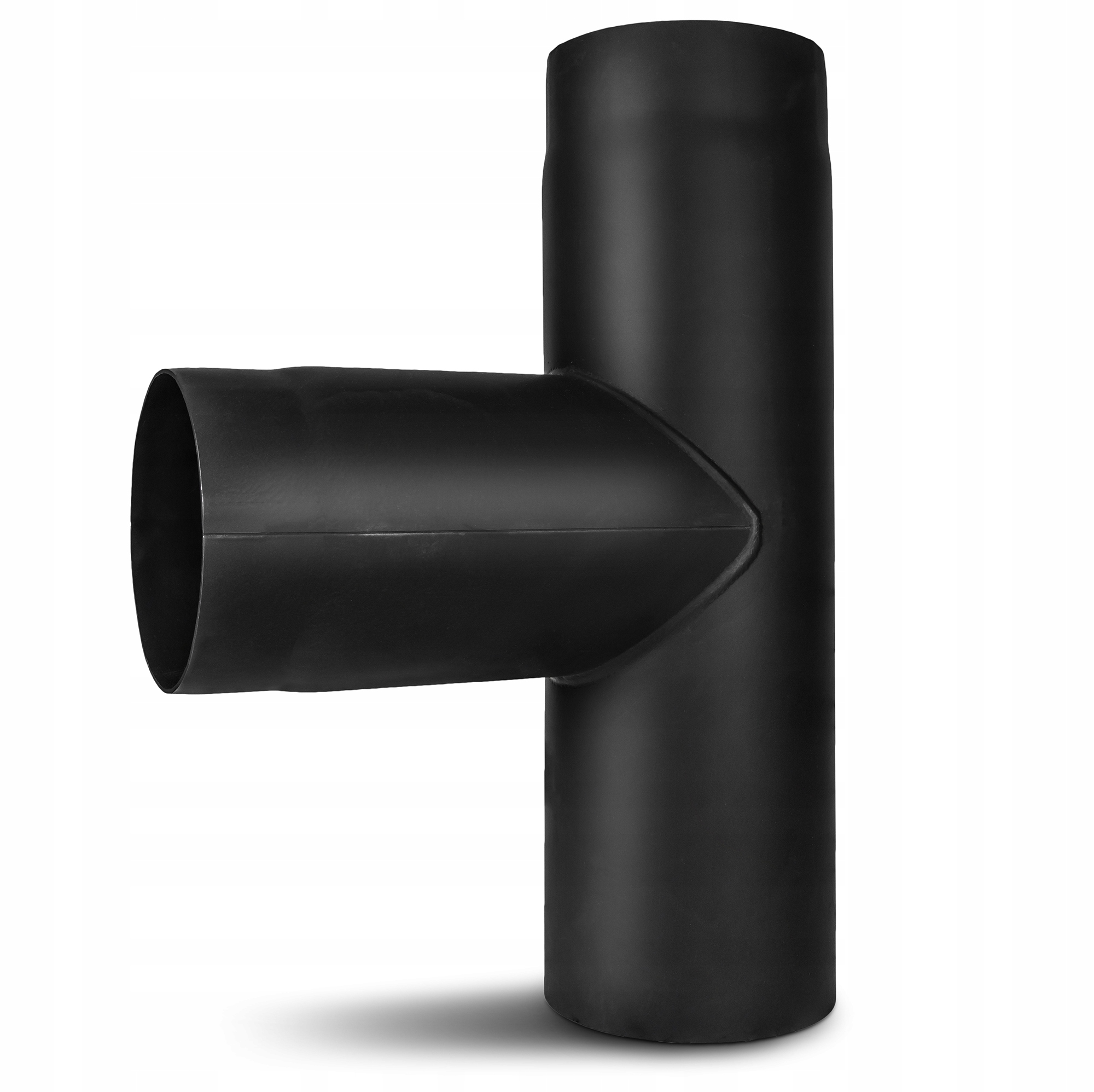 T-rozdělovač černý do krbu 90* fi 150 gr. 2 mm Darco