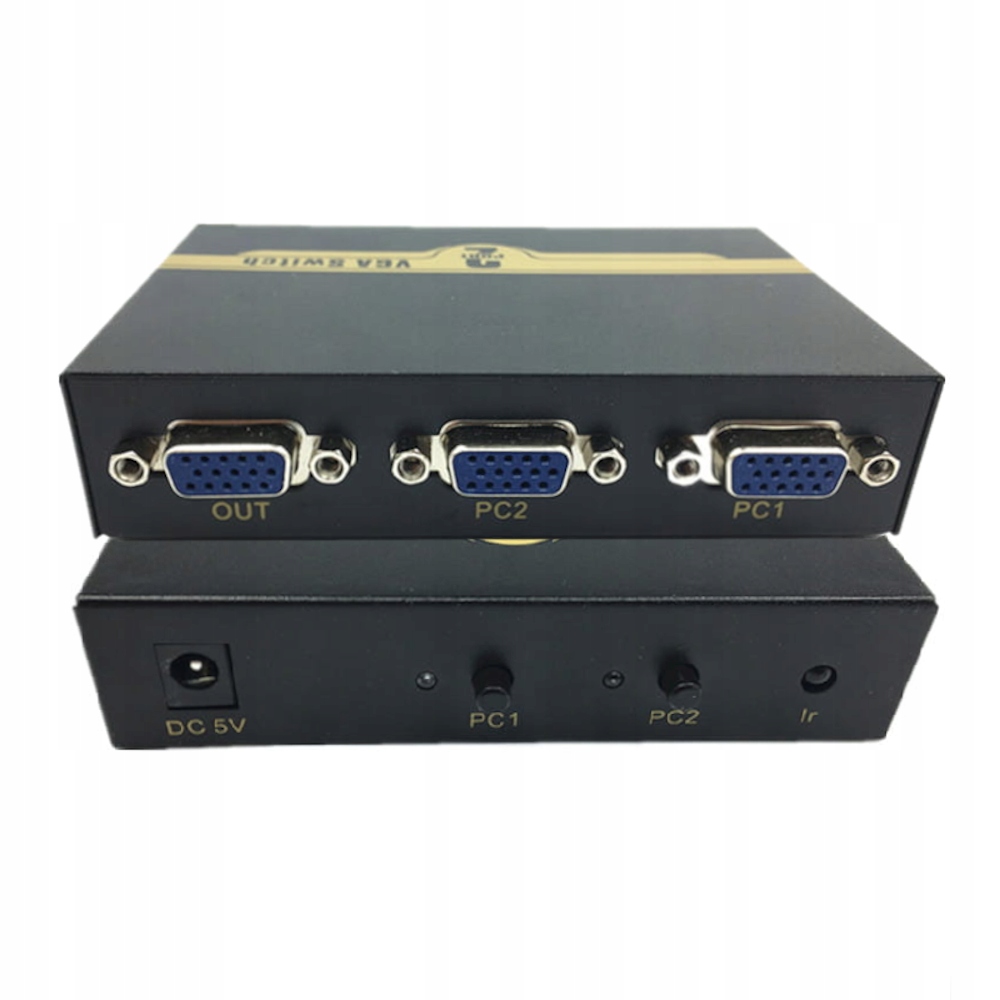 Switch / przełącznik obrazu 2 VGA na 1 VGA + pilot Model 1C1-03-26