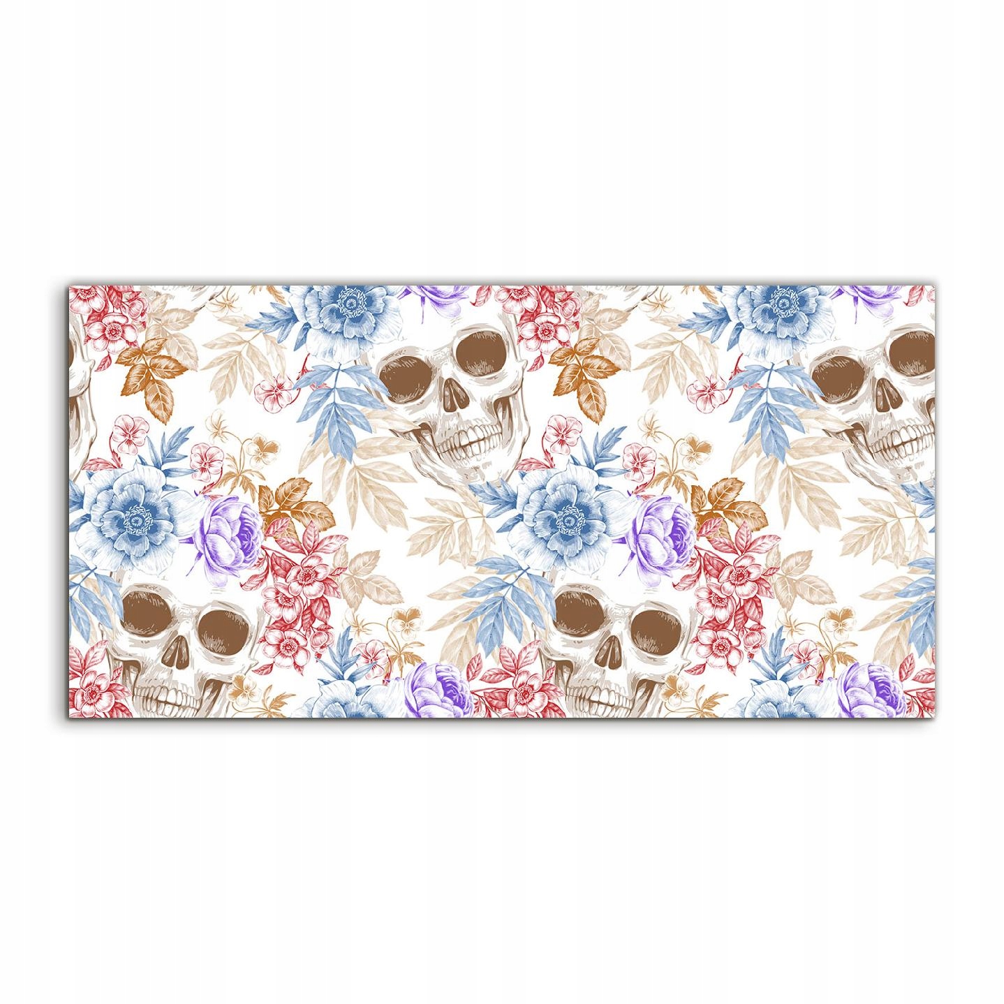 

Obraz akryl 120x60 ścienny Czaszka Kwiaty Natura