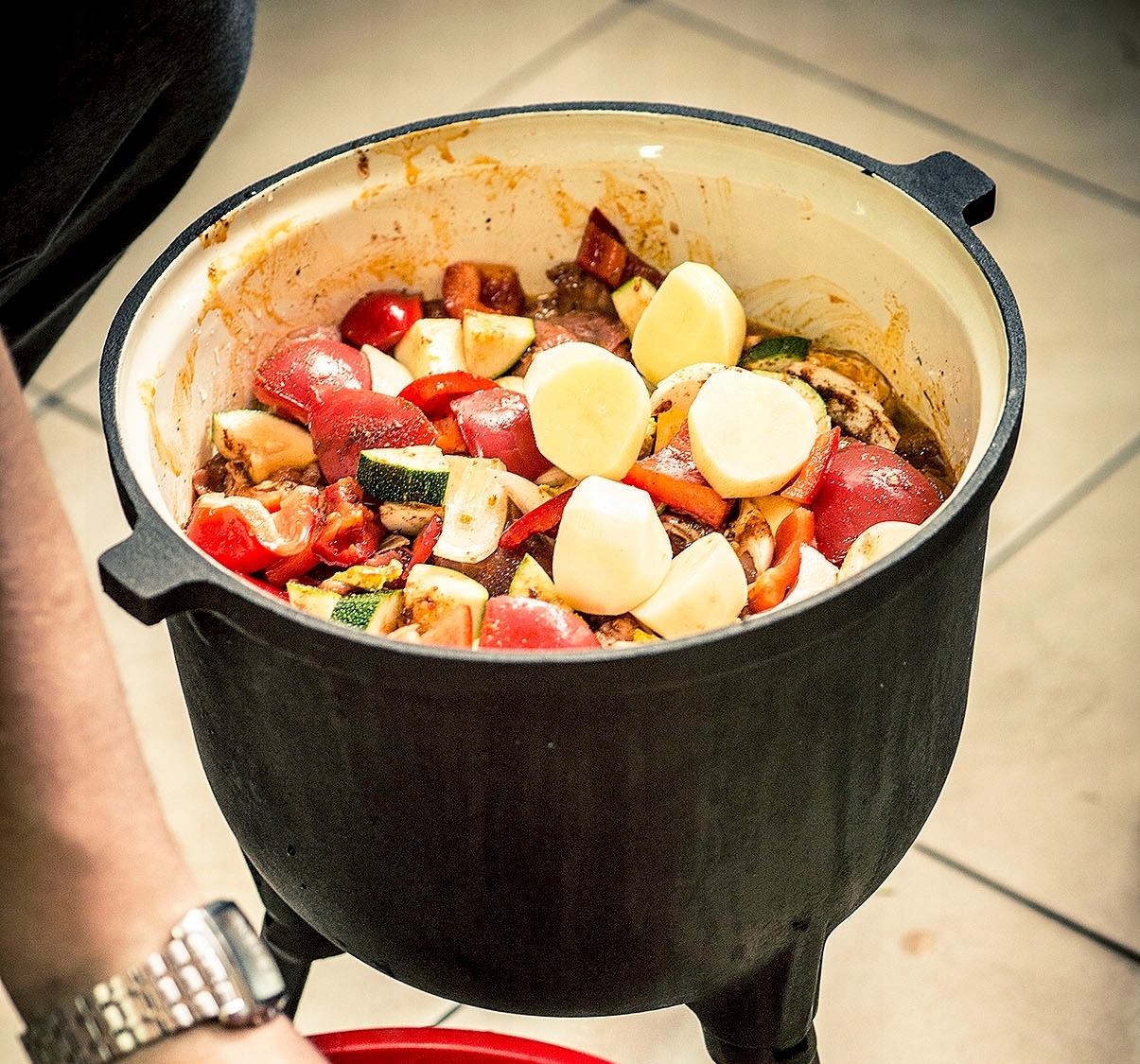 kociołek EMALIOWANY garnek 4L PRZECENA Producent Hurtex