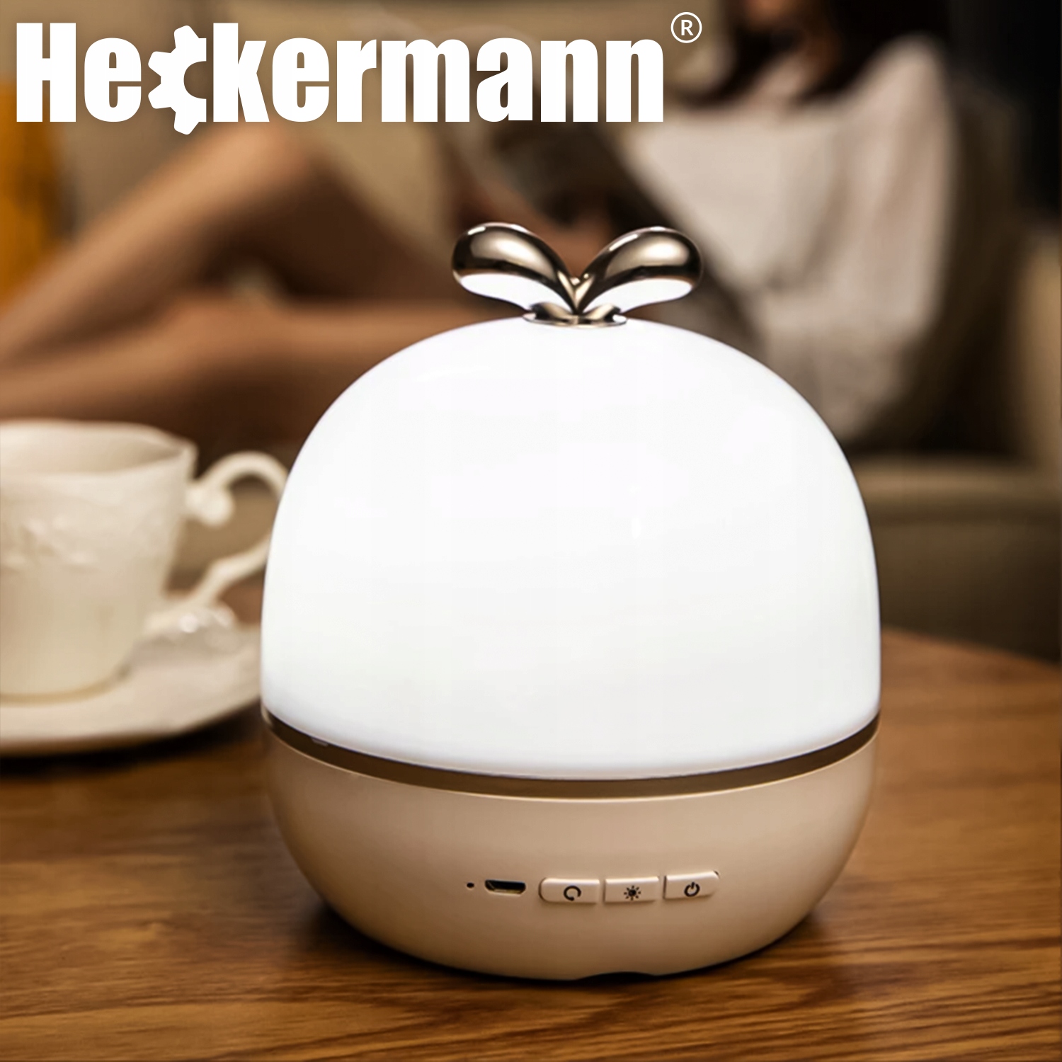 PROJEKTOR GWIAZD RZUTNIK NIEBA LAMPKA NOCNA LED GŁOŚNIK BLUETOOTH JABŁKO Marka Heckermann