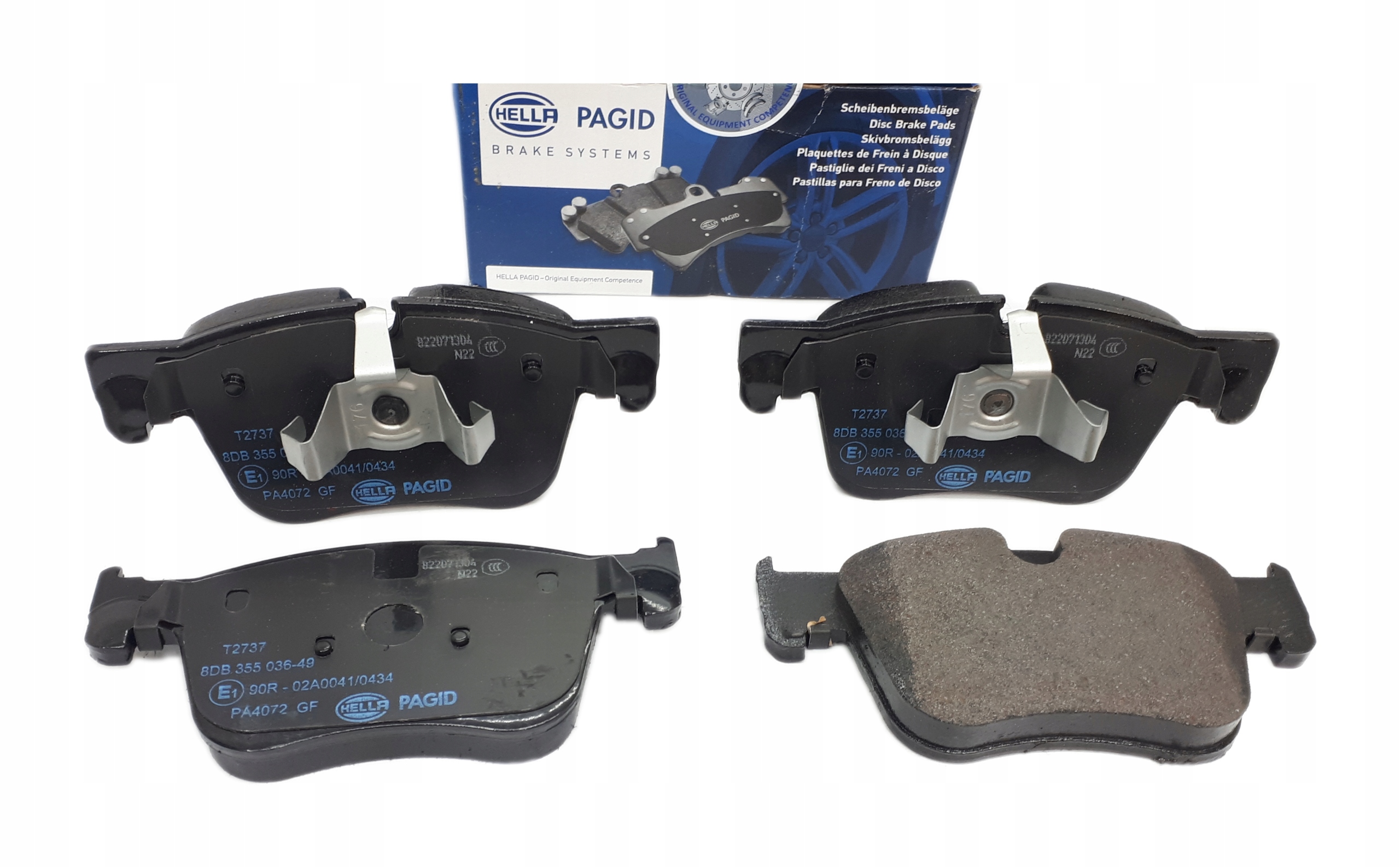 8DB 355 - Колодки передние CITROEN C4 II C5 DS7 PEUGEOT 508 3008