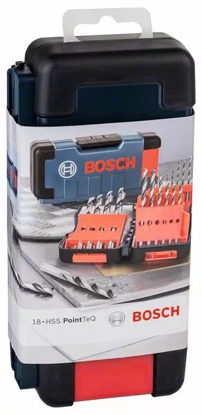 BOSCH Zestaw Wierteł HSS 18 sztuk Do Metalu Ø 1-10 mm W ToughBox — miniatura 8