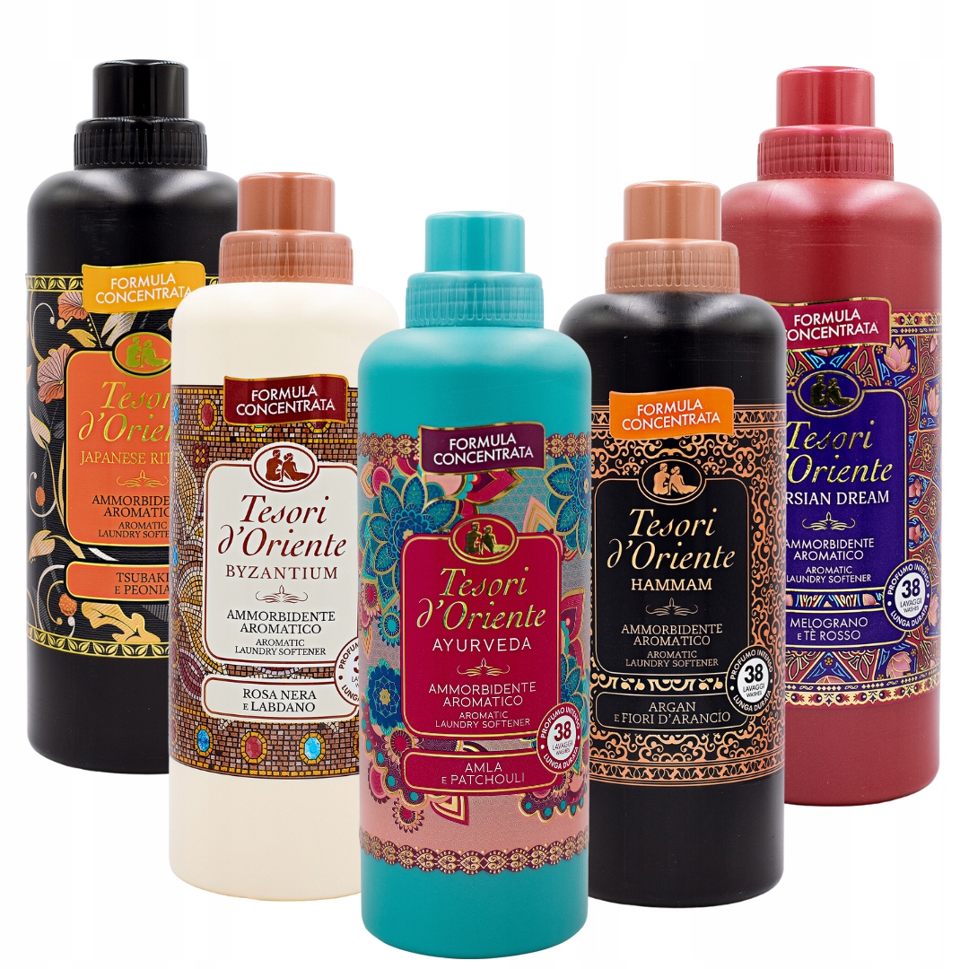Levně Tesori d'Oriente Set 5x Tekutý Koncetrát na Máchání 760 Ml