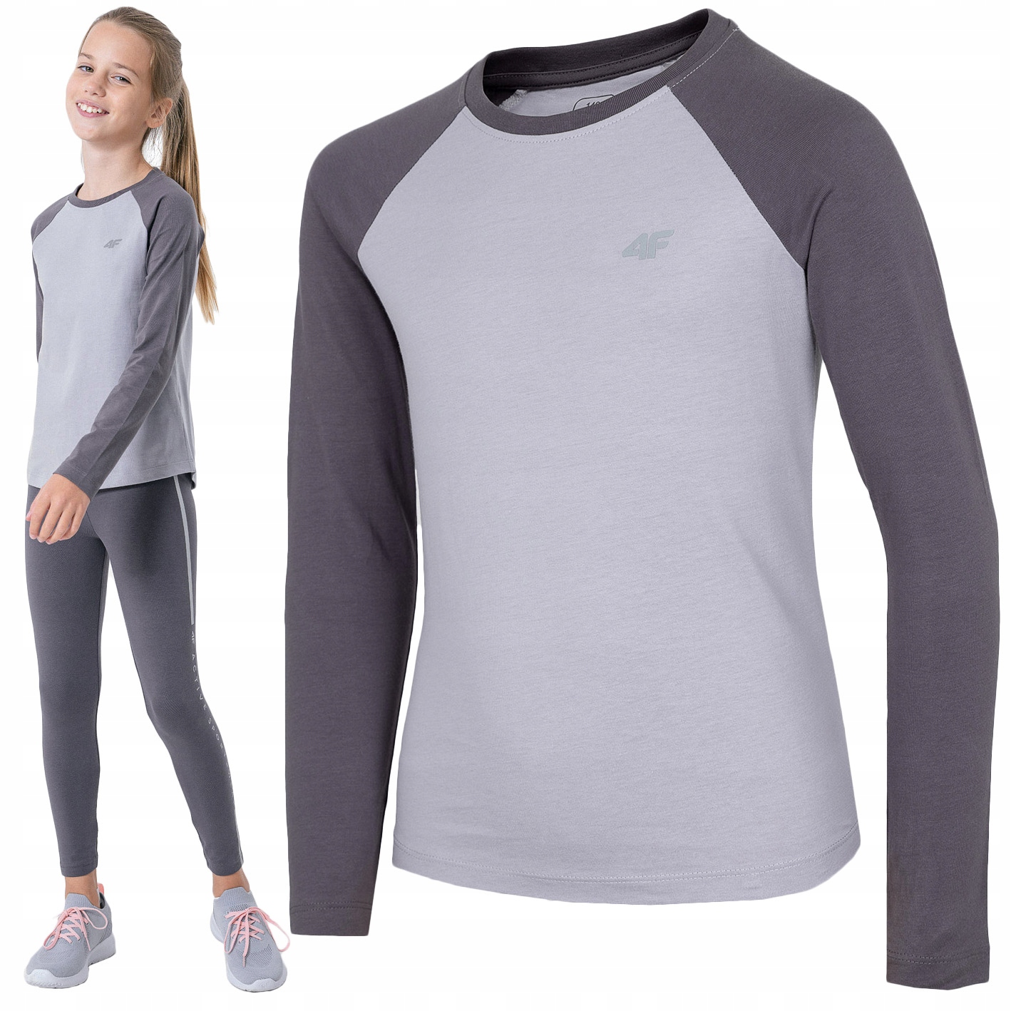 

Longsleeve Koszulka Bluza 4F junior JTSDL001 146