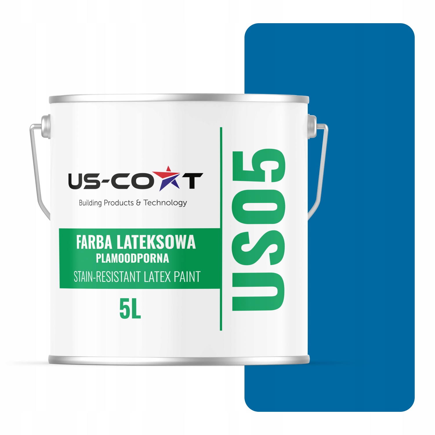 Latexová Farba Odolná Voči Škvrnám Tmavo Modrá H0312 5L Matná Na Steny