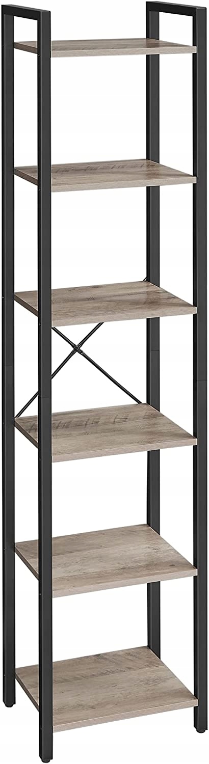 

Regal słupek loftowy rustykalna szarość 187 cm