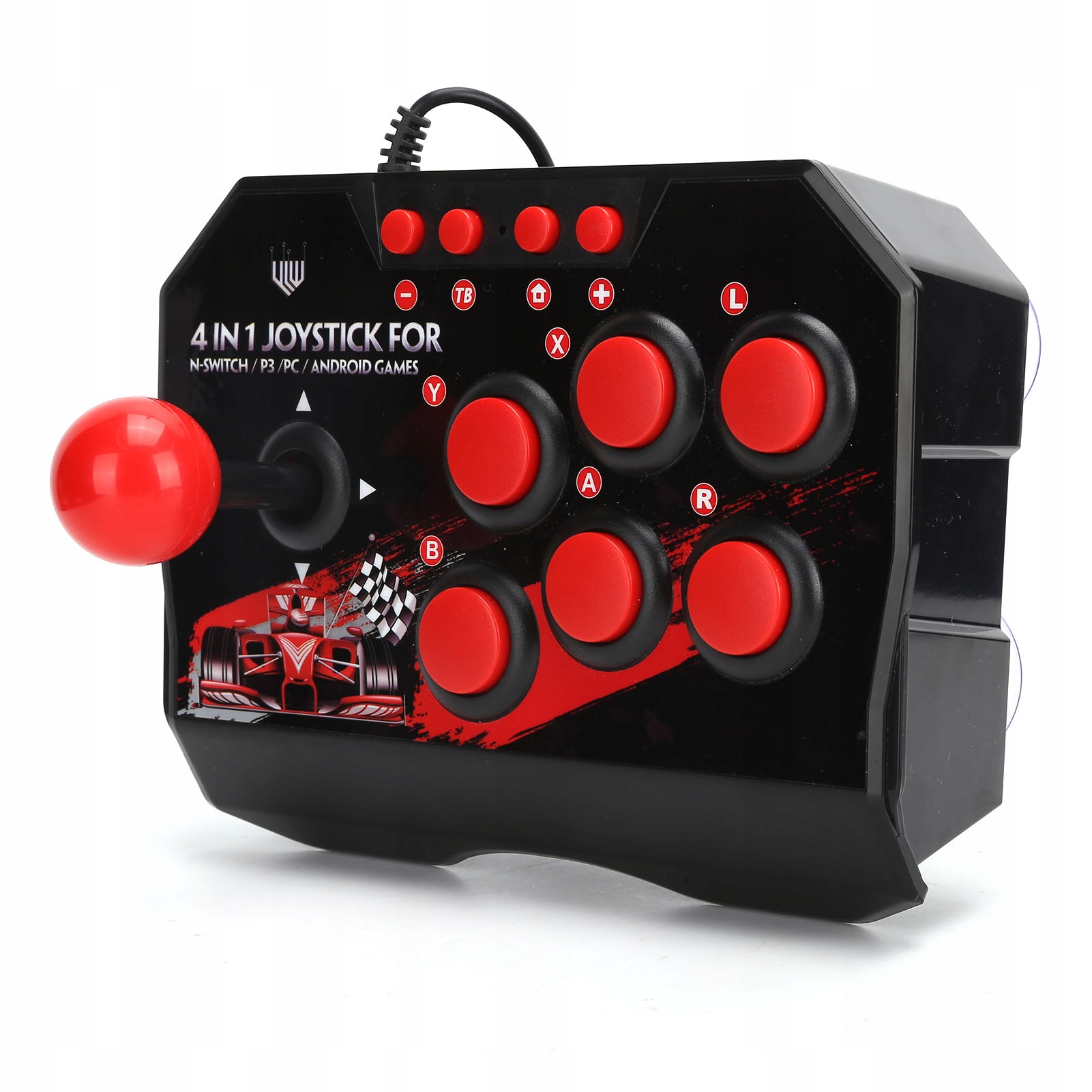 ARCADE FIGHT STICK PRZEWODOWY JOYSTICK DO GIER Kompatybilne platformy PC
