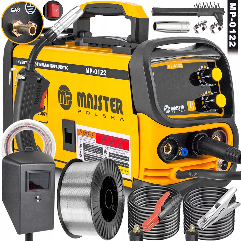 Półautomat spawalniczy Mig/mag, Mma, Tig A 230 V MP0122pro