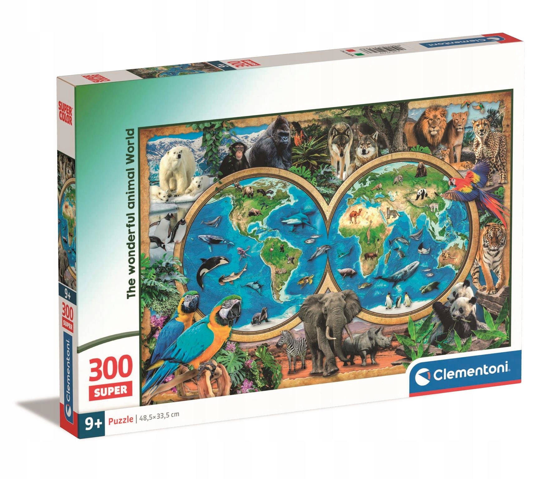 Puzzle 300 Super The wonderful Animal World Clementoni