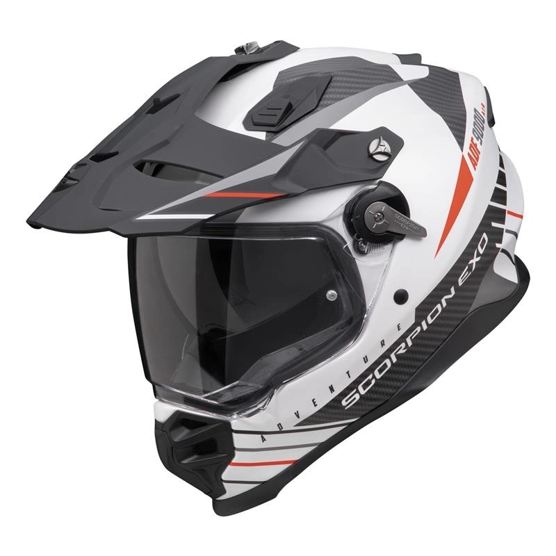 Helma Scorpion ADF-9000 Air Feat Matt White/black/red červená Darčeky
