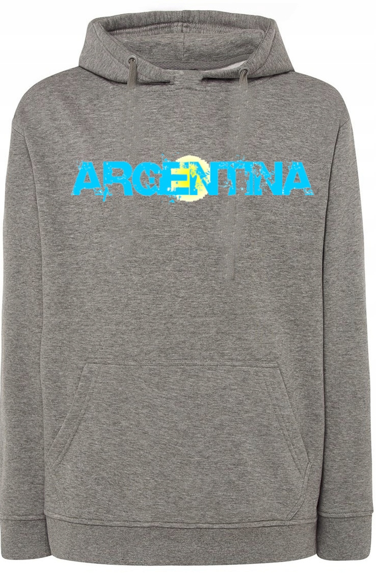 Argentina mikina s kapucí Módní potisk vel. 4XL