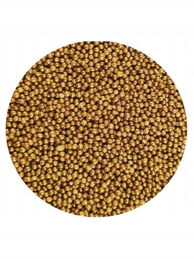 udanewypieki Cukrový Posyp Perlová Mačka zlatá tmavá 50g