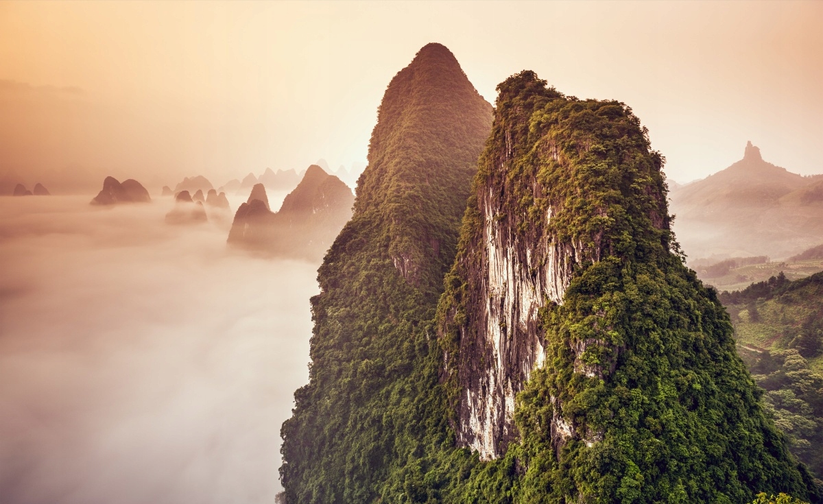 

Fototapeta Flizelinowa Chiny Góry 416x254