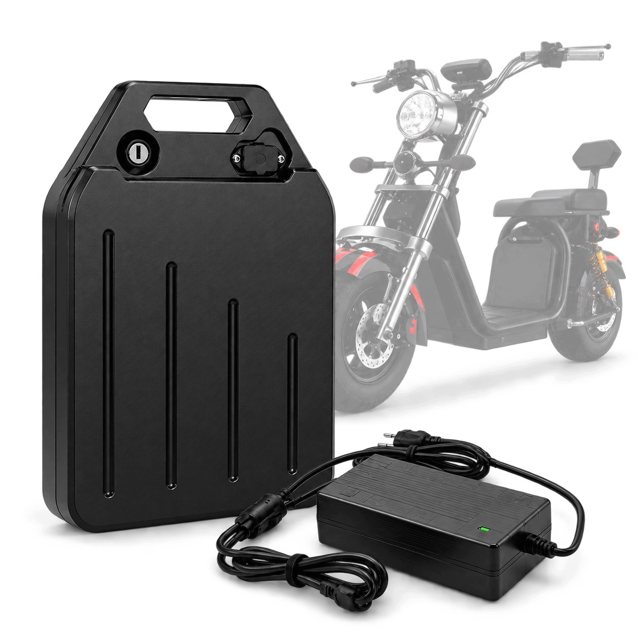 Bateria 60V 20Ah z ładowarką do Citycoco 1000–3000W mocna wydajna premium