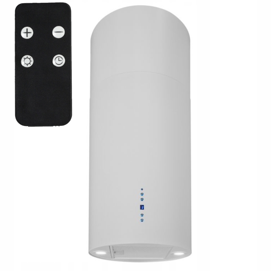 Okap wyspowy tuba Nortberg Cylindro White Matt