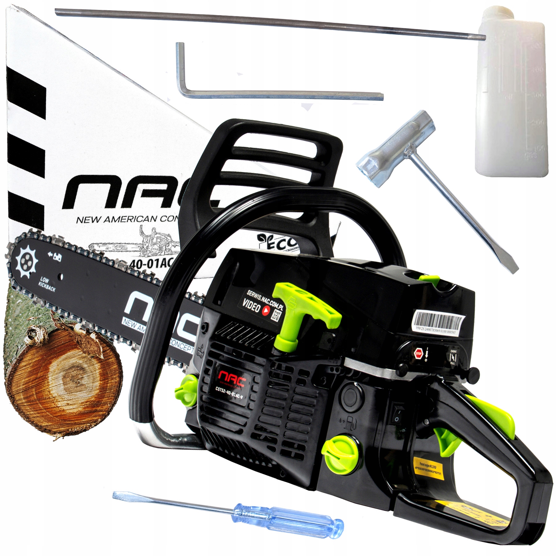 Piła pilarka spalinowa łańcuchowa Nac CST52-40-01AC-V 2,,8KM 40cm