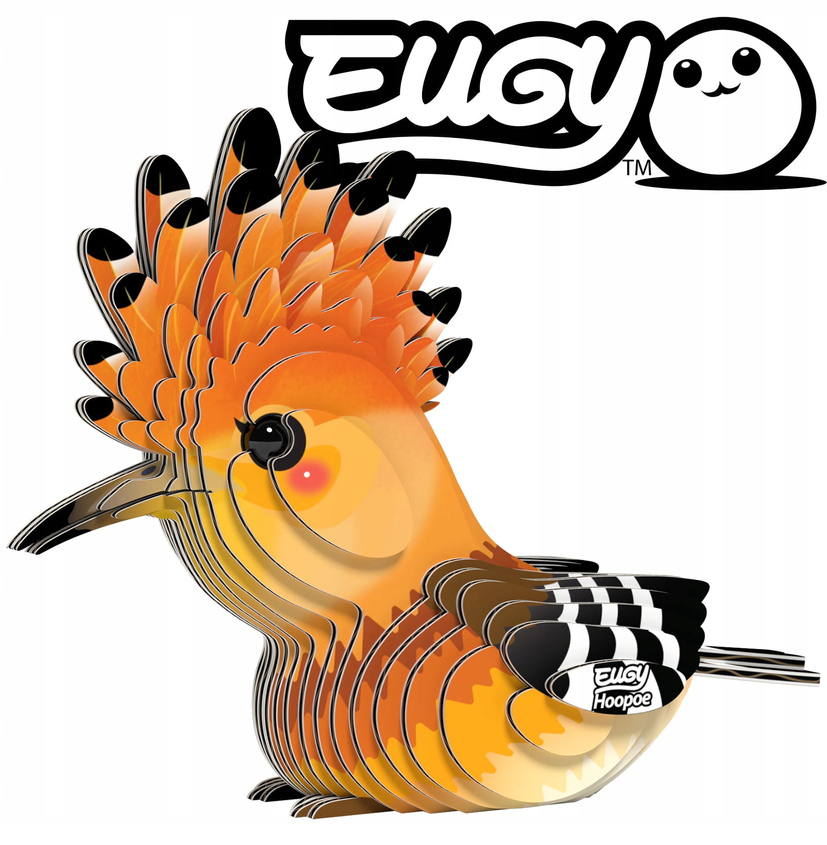 EUGY Eko Układanka Puzzle 3D Ptak Dudek - zestaw kreatywny dla dzieci Marka Eugy