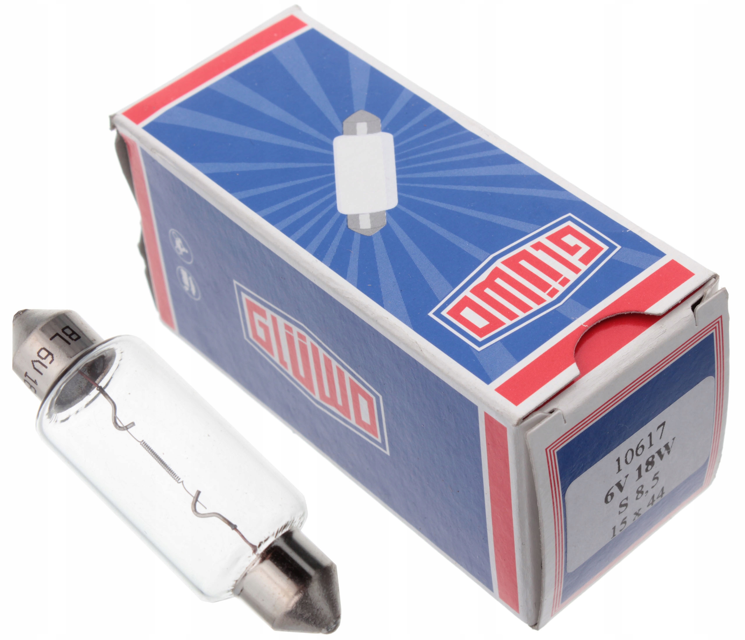 SIMSON MZ ŻARÓWKA S8,5 6V 18W RURKA KIERUNKOWSKAZ Producent MZA