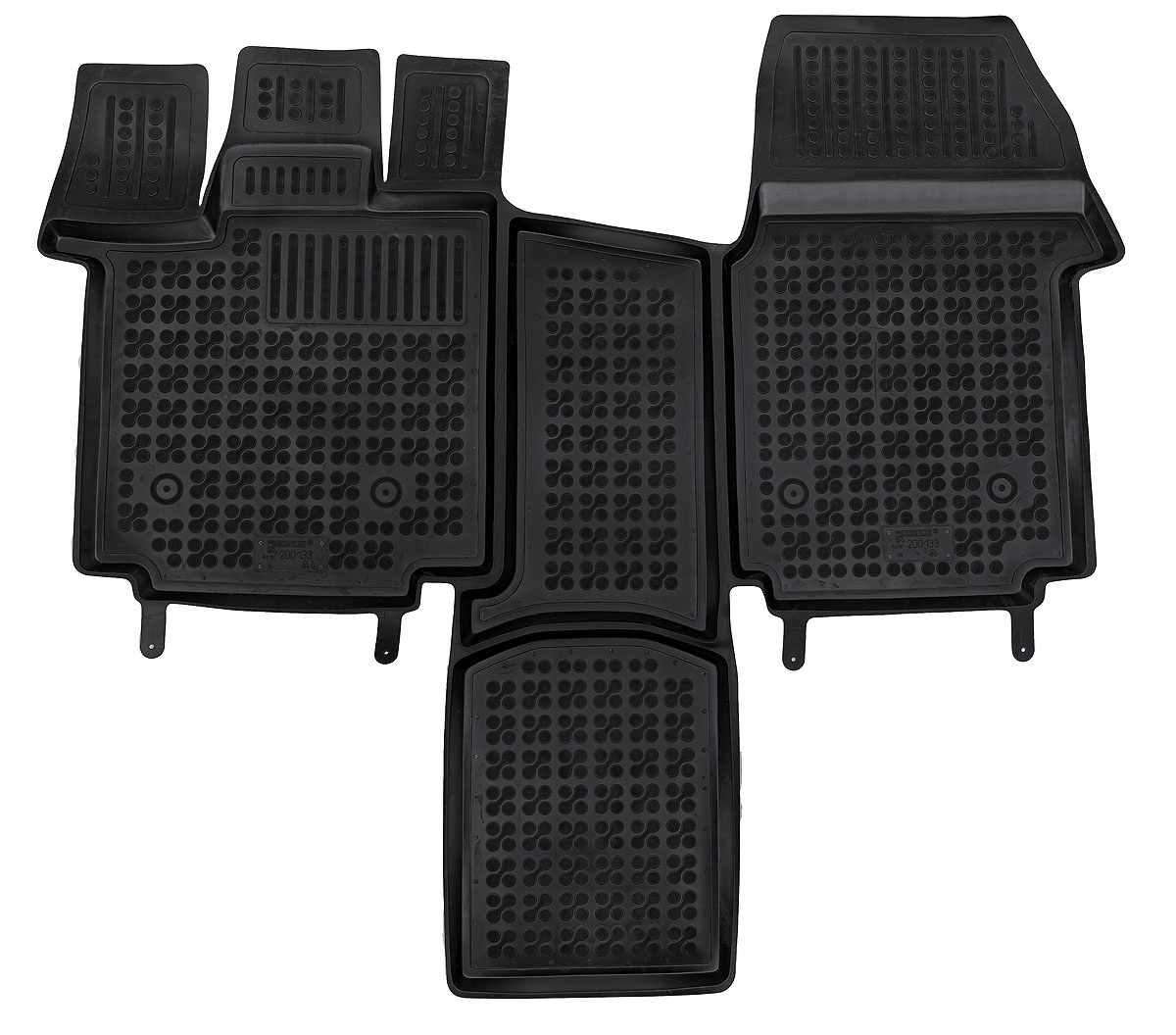 Gumové autokoberce, Volkswagen T7, 2021- , Multivan