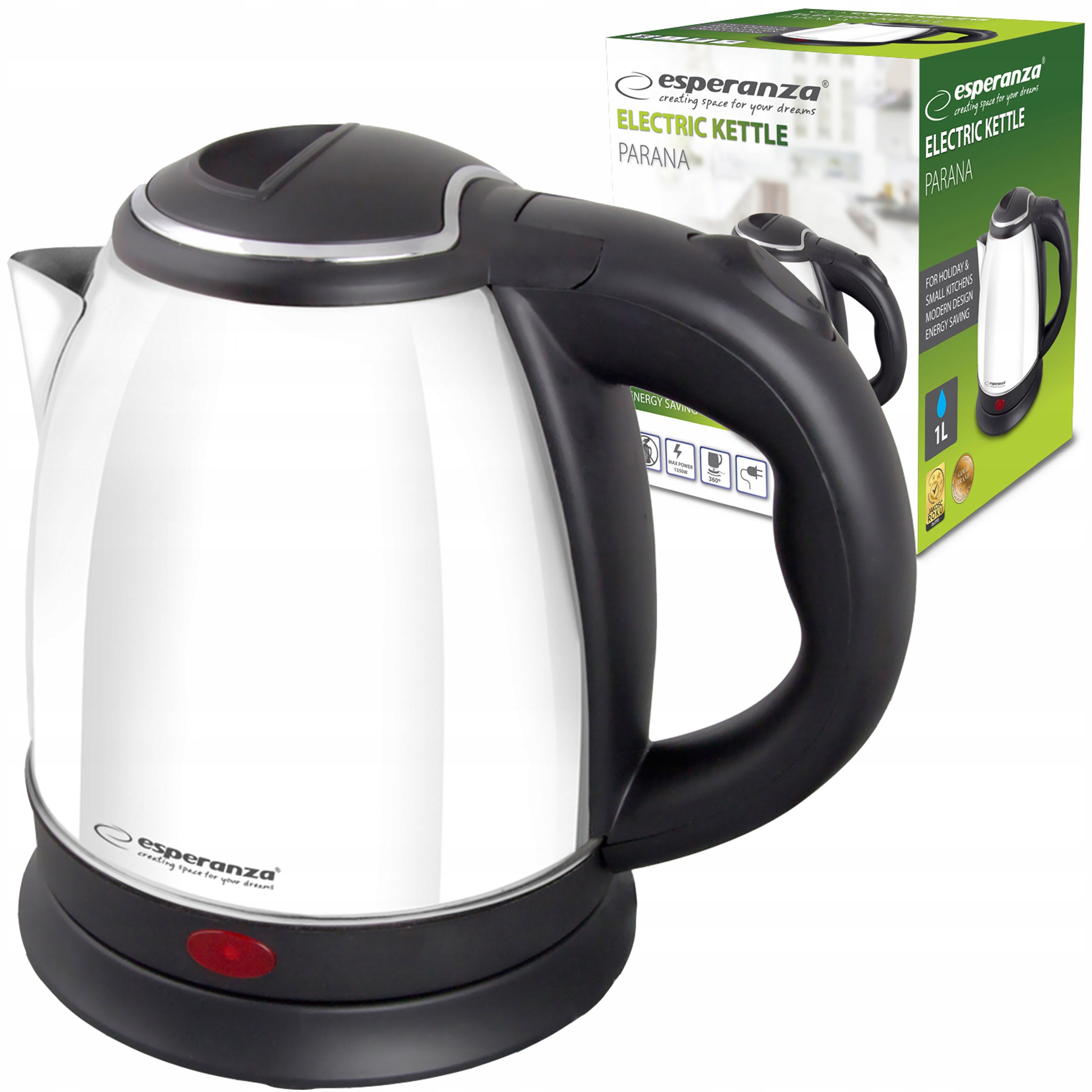 

Czajnik Elektryczny Bezprzewodowy 1L 1350W Inox