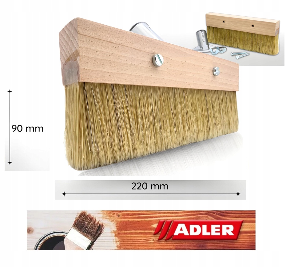 Adler Kartáč na malování terasou 220 mm