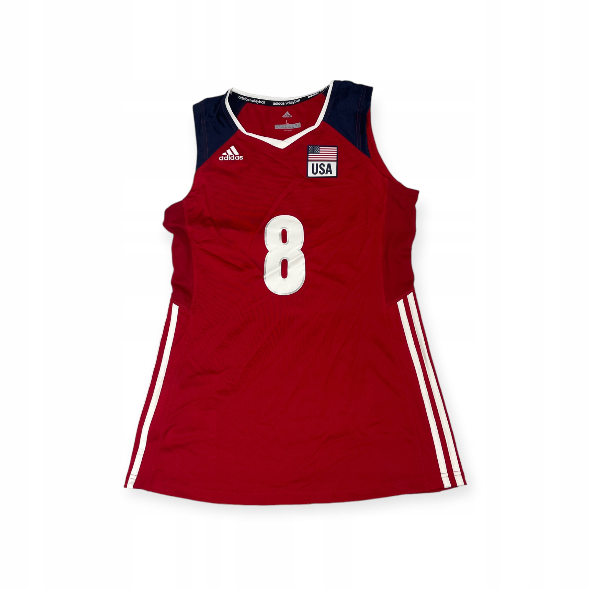 Koszulka bokserka damska Usa Adidas 8 Herrington L