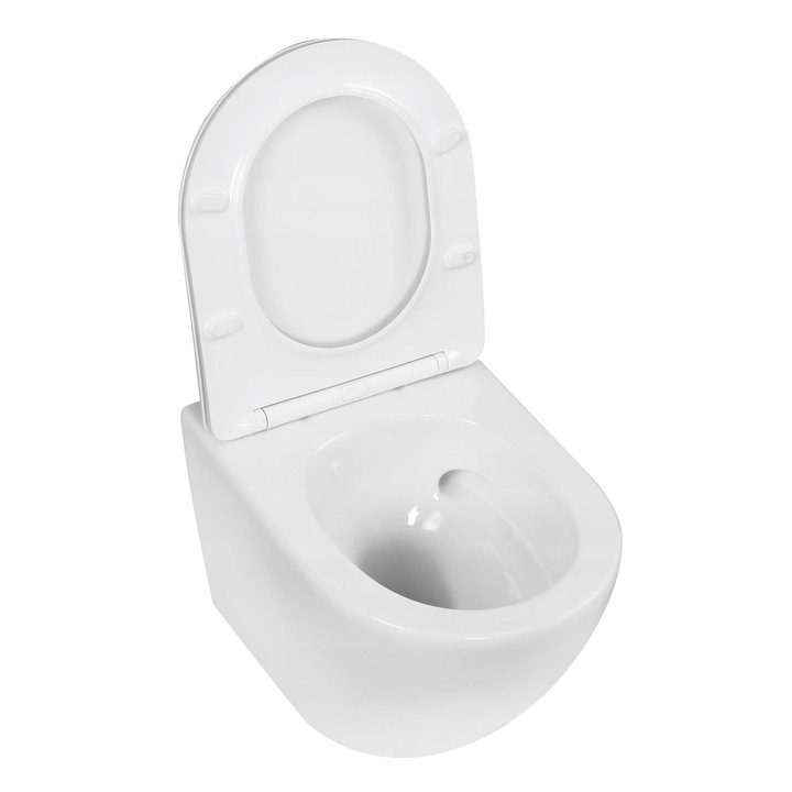 MISKA WISZĄCA WC KASOS Z DESKĄ SLIM WOLNOOPADAJĄCĄ SPŁUKIWANIE WIROWE Marka Kerra