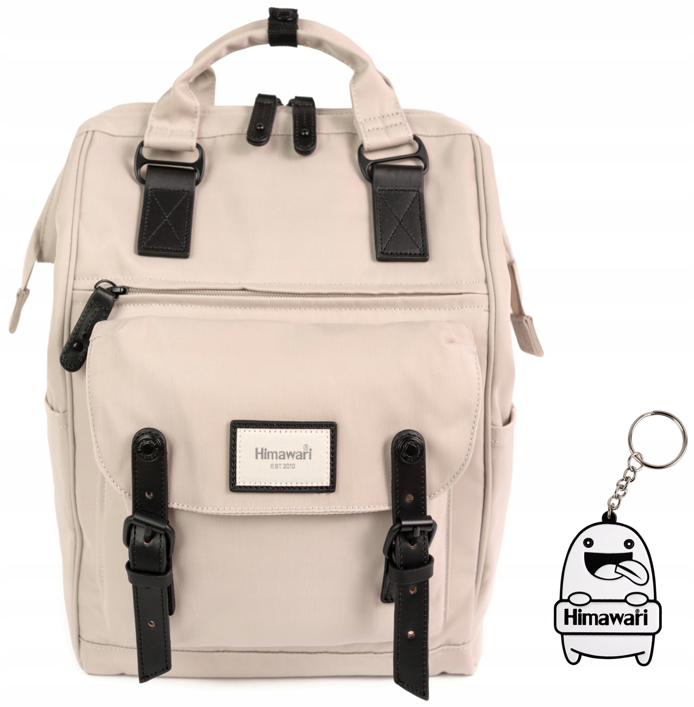 Batoh Himawari Tender M multifunkční Usb stojan, světle béžový
