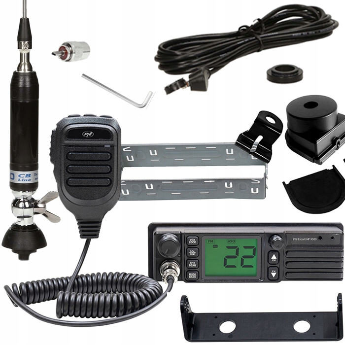 

Radio Cb Pni HP9500 1DIN 12/24V Tir Bus Półkieszeń