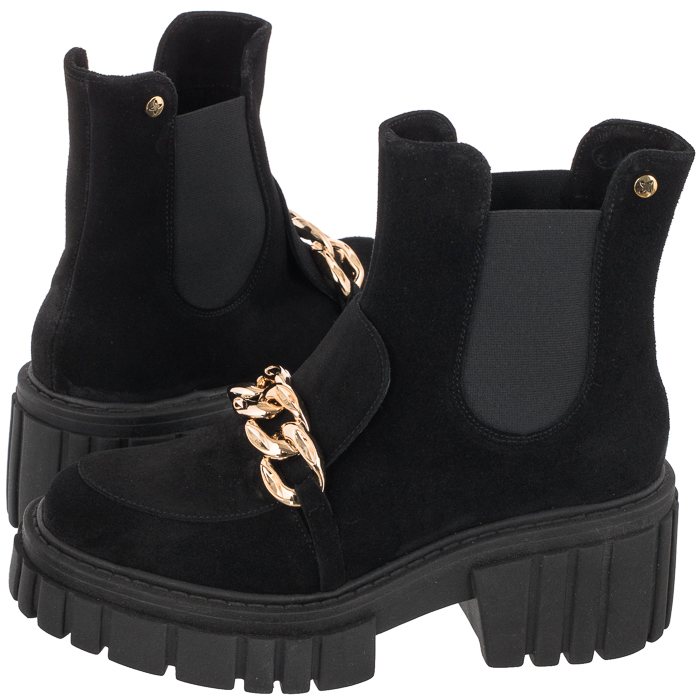 

Buty Damskie Sztyblety Maciejka Czarne 2857J-20