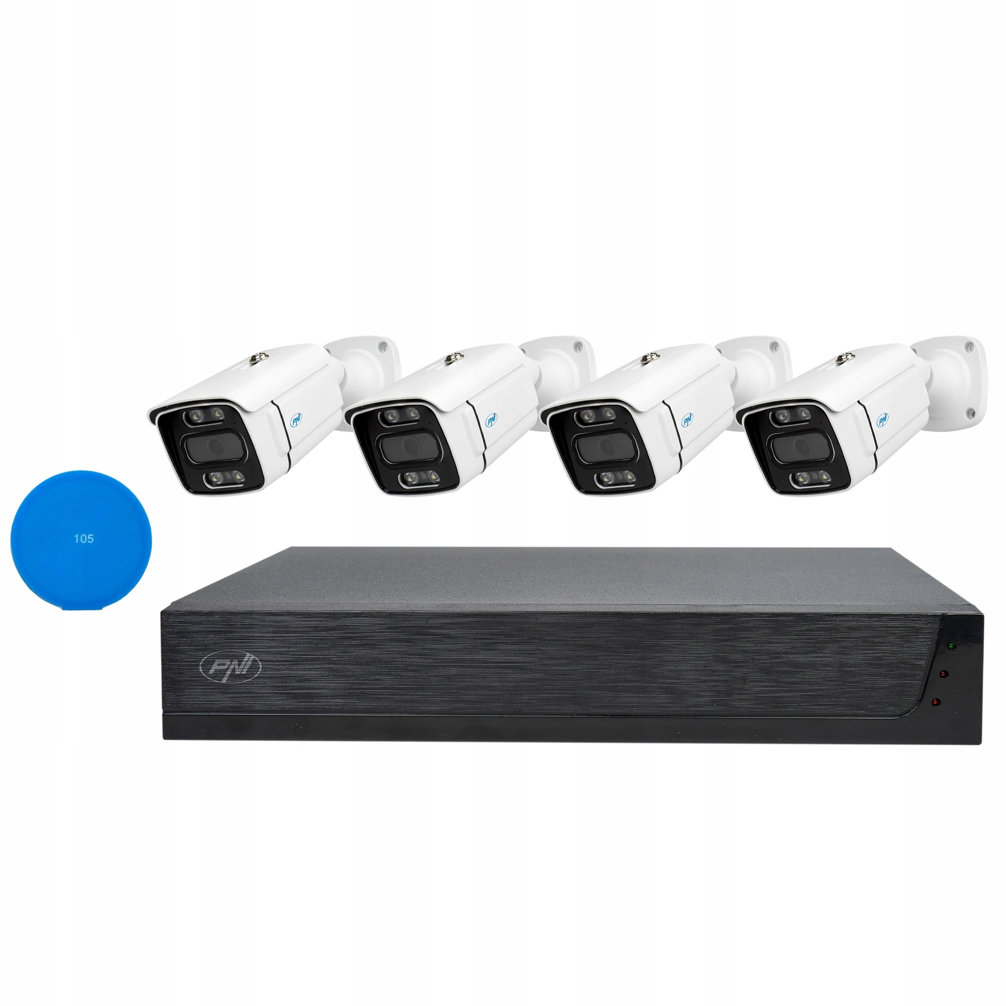 Sada pre video dohľad Pni House Ipmax Poe 3, Nvr so 4 portami Poe, Onvif a