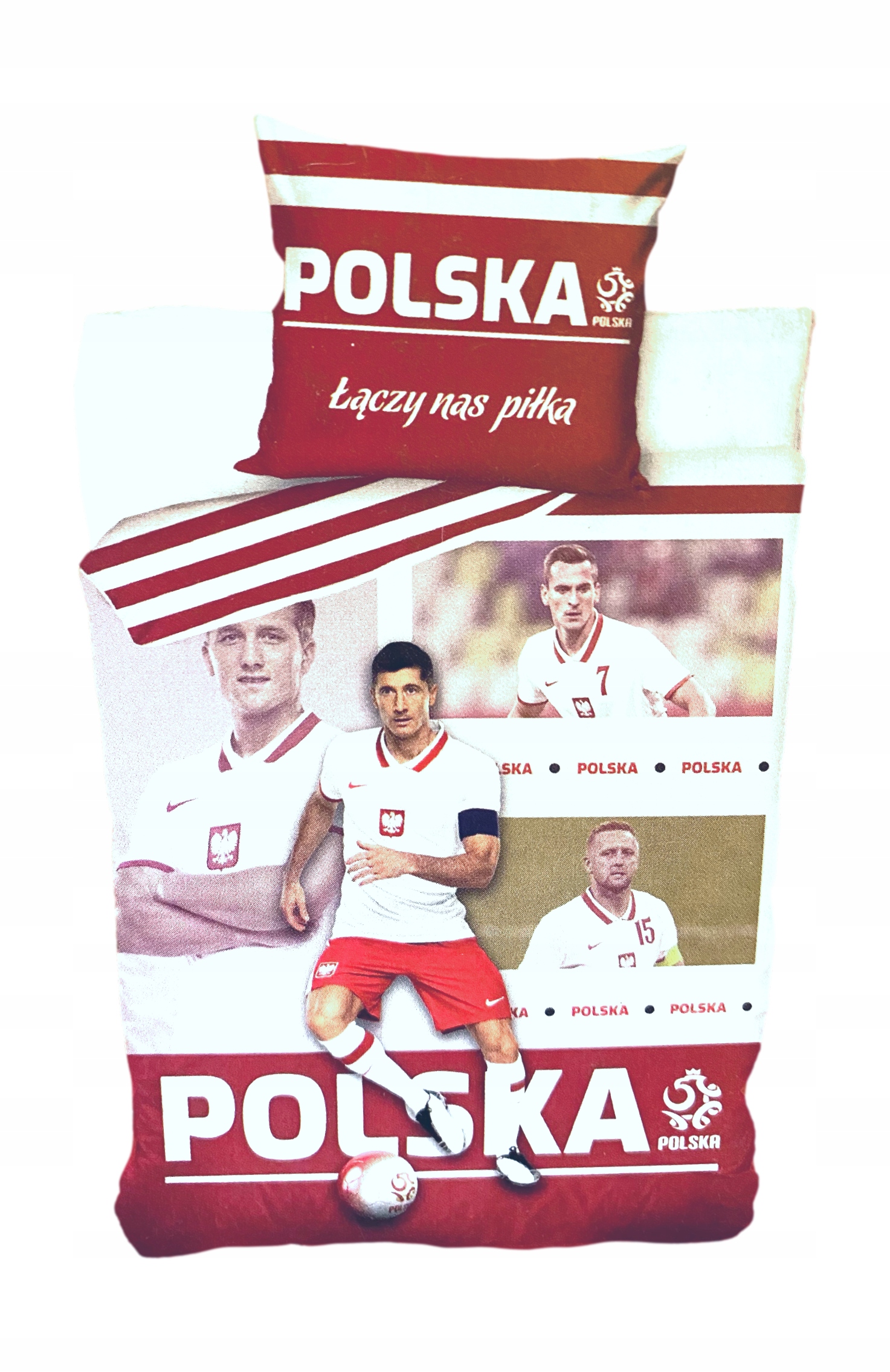 

Komplet Pościel Bawełniana 160x200 Polska Pzpn