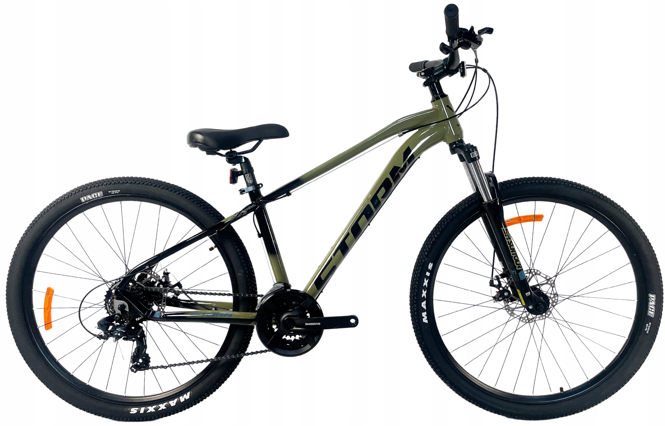 Rower Górski Mtb Storm Shark 1.0 2D rama 19 29 oliwka czarny 2026