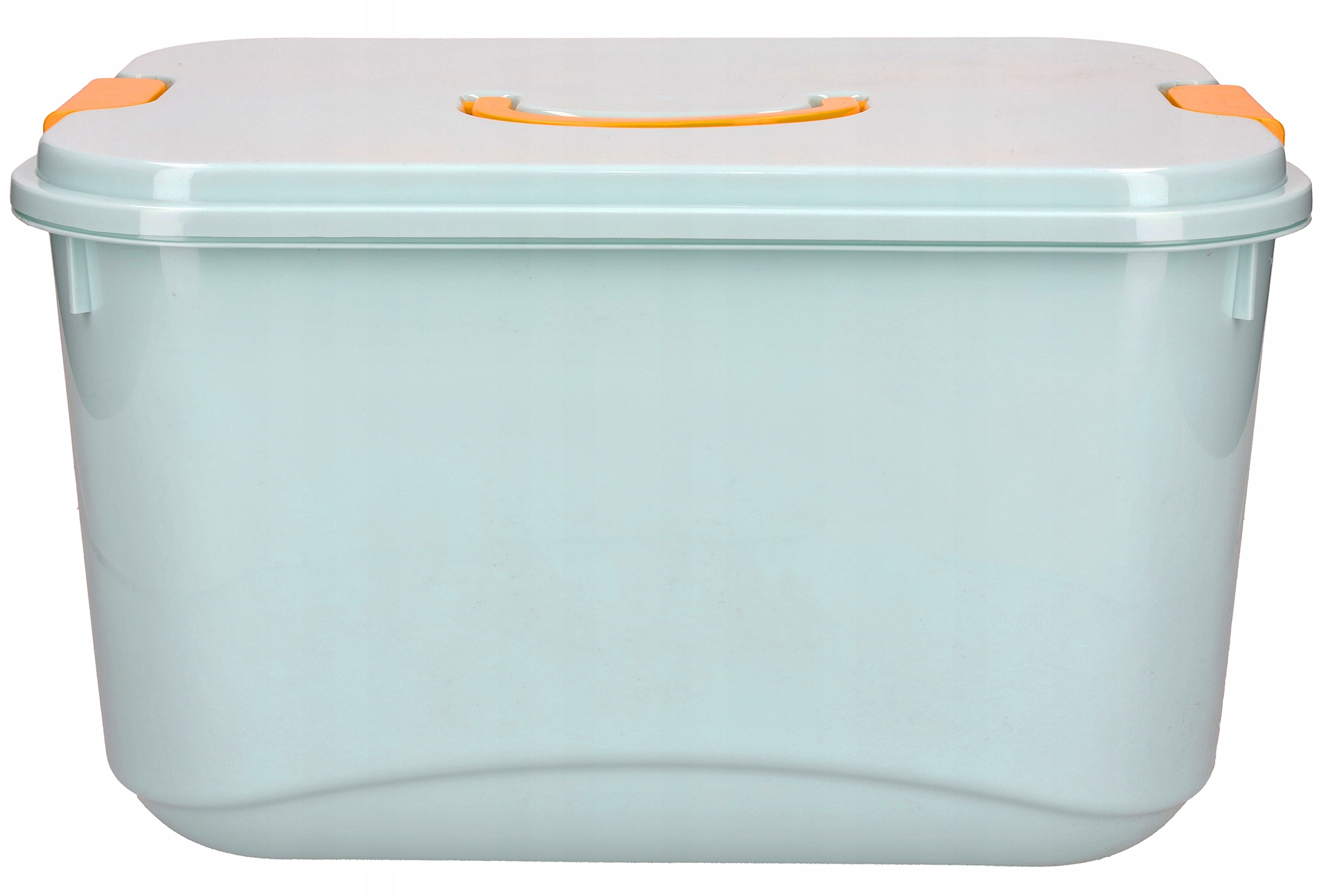 ORGANIZER POJEMNIK LEKI KASETKA APTECZKA NIEBIESKA ZAMYKANA AP7 Stan opakowania oryginalne