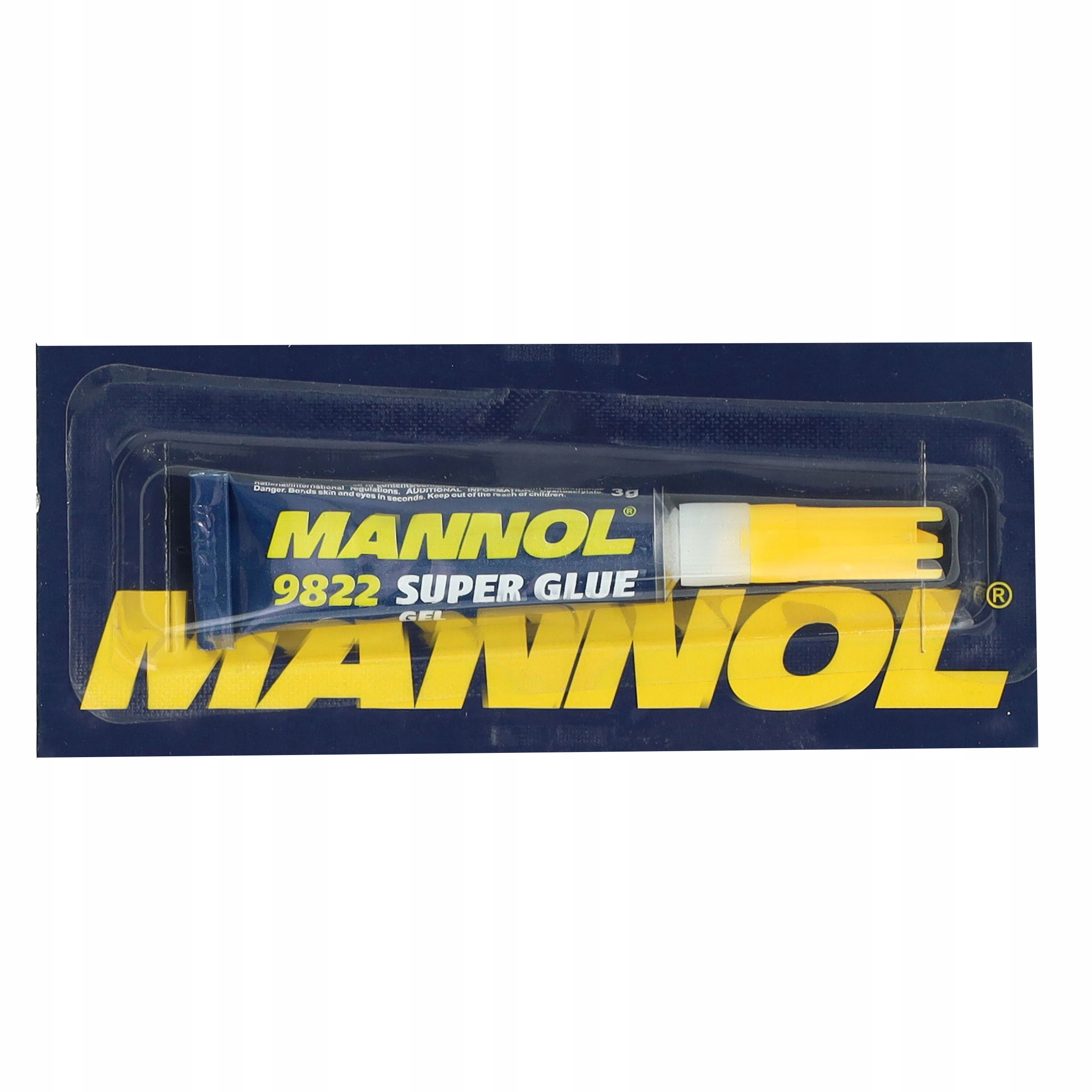 Mannol Uniwersalny Żel Klej Błyskawiczny 3g Glue Gel 9822