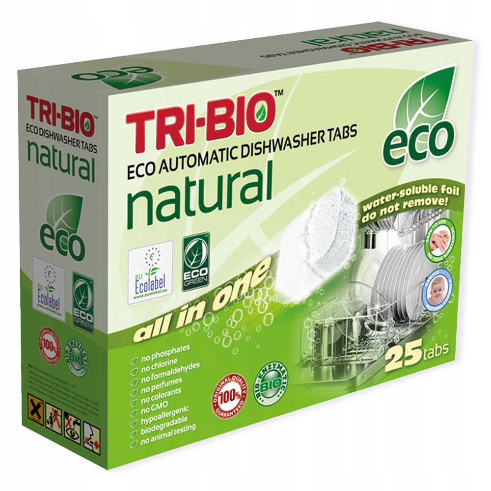 

Tri-bio Naturalne Kapsułki do Zmywarki AllinOne