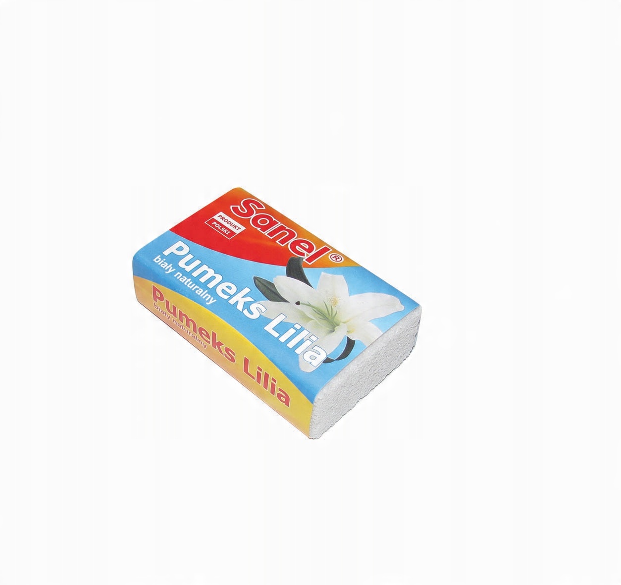 

Sanel pumeks kosmetyczny biały naturalny Lilia 8cm