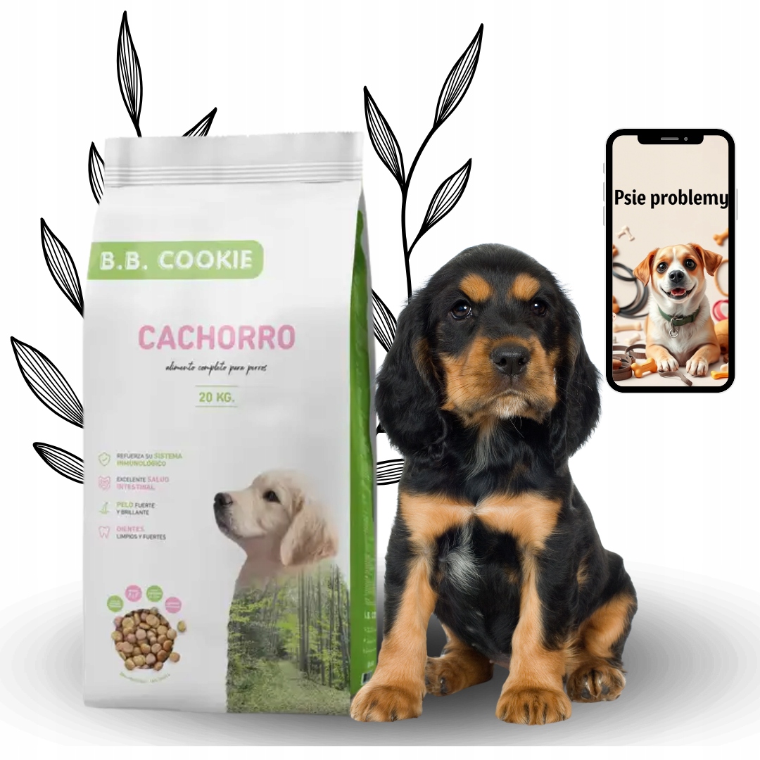 Levně Krmivo B.b. Cookie Puppy s vitamíny pro štěňata 20 kg