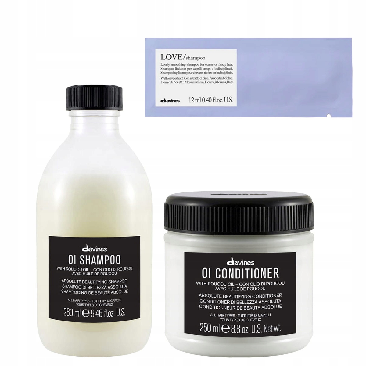 Davines Oi uniwersalny zestaw do codziennej pielęgnacji włosów