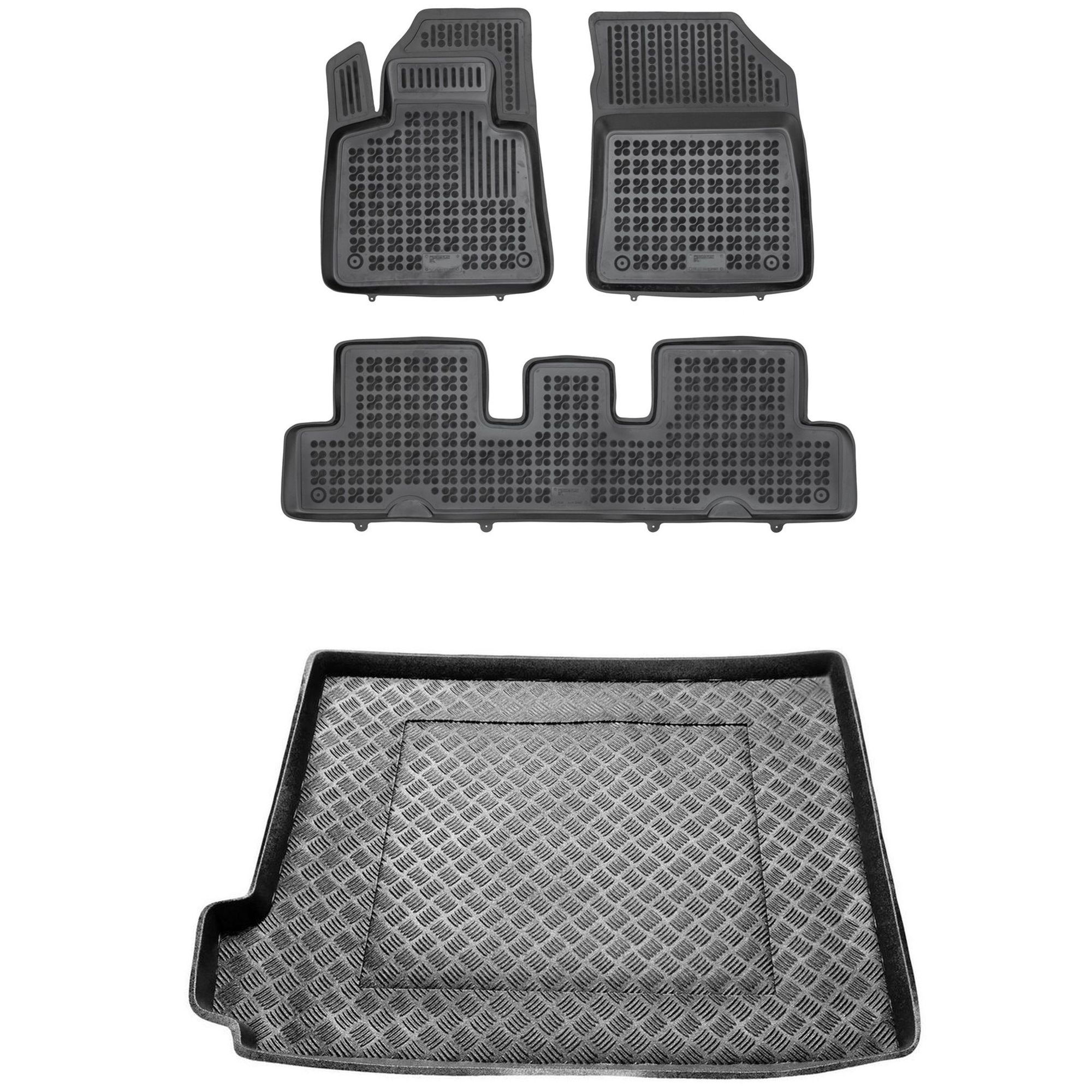 Sada kobercov a rohoží pre Citroen C4 Grand Picasso II 2013-2018 7 osôb (zlo)