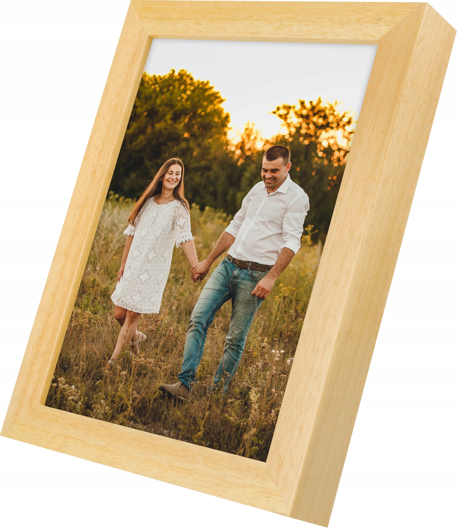 

Ramka Na Zdjęcia Ramki Drewniana 40x60 Naturalna