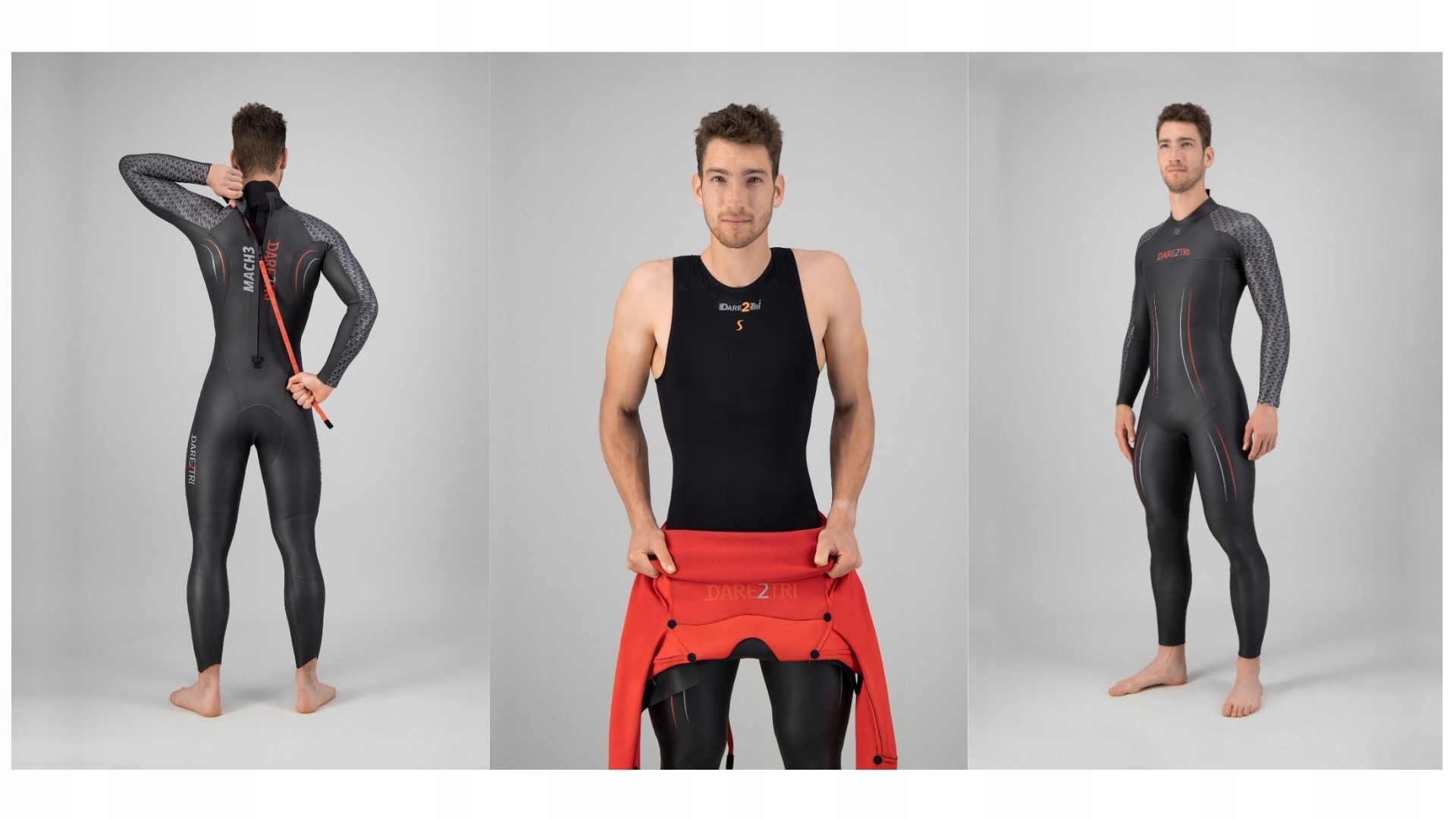 Męska pianka triathlonowa Dare2Tri Mach3 rozm. M Rozmiar M